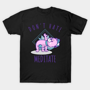 Don't Hate, Meditate T-Shirt